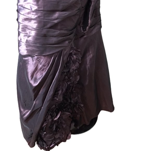 Jade Couture Plus Size 14 Purple Strapless Gown - Picture 7 of 8